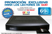 Promoción TDT Airis para periódico Qué!