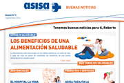 Diseño de la newsletter de Asisa